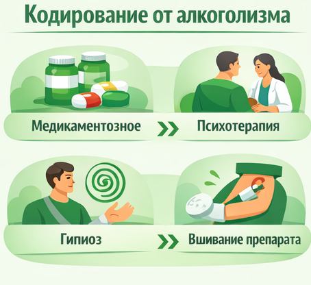 кодирование от алкоголизма в Сосновоборске Санати